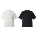 Folded zipper deconstruction splicing short sleeves