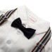 Gentleman Baby Boy Christening Outfit Summer New Style Infant Romper One-Piece Formal Clothing