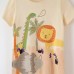 Dinosaur Print Children's Round Neck T-Shirt 