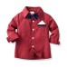 Gentleman's Outfit for Boys - Long Sleeve Shirt, Pants, Bow Tie, and Back Collar Set, Spring and Autumn New Fashion Formal Wear