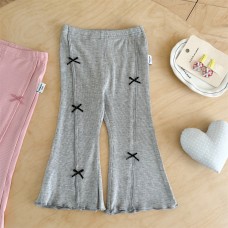 Cute Girls'  Flared Pants Fashionable and Versatile for Little Girls