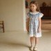 Children's flower printed dress