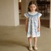 Children's flower printed dress