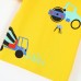 Children's Crewneck Top with Construction Vehicle Print