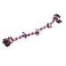 Large Dog Pet Toy Durable Chew Cotton Rope Five-Knot Dog Pet Supplies for Dogs and Cats