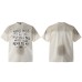 Graffiti letters eye prints spray painting dirty short sleeves