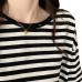 Design Sense Unique Side Split Neckline Printed Letter