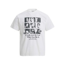 Character Nine Grid Puzzle Printed Small Short Sleeve
