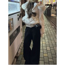 Casual Fleece-Lined Thickened Sweatpants 