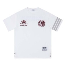 Badge Heavy Industry Embroidered Round Neck Short Sleeve