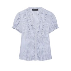 Niche design layered decorative poplin shirt Niche design layered decorative poplin shirt