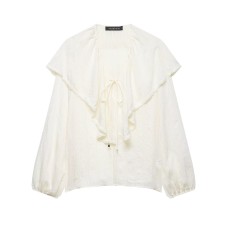 Elegant lace layered decorative shirt
