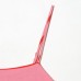 Vacation style backless striped camisole dress with a large swing