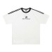 Striped contrasting short sleeved T-shirt