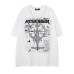 Cross letter print with necklace and short sleeves