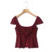 Style Women's Top with Bow Design and Slit Detail