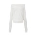 One-Shoulder Multi-Wear Batwing Sleeve Loose Fitted Knit Top