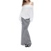 One-Shoulder Multi-Wear Batwing Sleeve Loose Fitted Knit Top