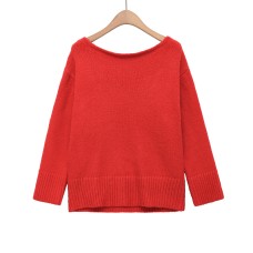 Women's Knitwear Top with Loose Fit and Soft Design