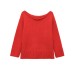 Women's Knitwear Top with Loose Fit and Soft Design