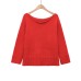Women's Knitwear Top with Loose Fit and Soft Design