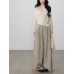 False Two-Piece Mesh Spliced Knit  Loose Fit Upperwear