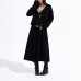 Fake Two-Piece V-Neck Solid Color  Loose Knit Sweater