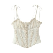 Hot girl layered camisole top