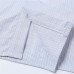 Checkered fake two-piece spliced shirt