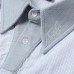 Checkered fake two-piece spliced shirt