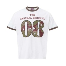 Short sleeves with alphanumeric printing
