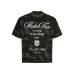 Versatile letter printed street casual style round neck top