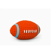 Pet latex toys, latex rugby, soccer, sound making toys, bite resistant, venting pet dog toys