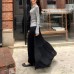 Pleated A-Line Skirt Medium-Long Cake Skirt with Flared Hem Midi Skirt Pleated A-Line Skirt Medium-Long Cake Skirt with Flared Hem Midi Skirt