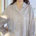 Casual Cuban Collar Embroidered Lace Applique Long Sleeve Shirt Casual Cuban Collar Embroidered Lace Applique Long Sleeve Shirt