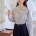 Casual Cuban Collar Embroidered Lace Applique Long Sleeve Shirt Casual Cuban Collar Embroidered Lace Applique Long Sleeve Shirt