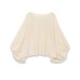 solid color long sleeve round neckline knit top