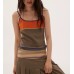 Cotton Strap Top  Inner Wear or Outer Wear Sweat-Absorbing Covers Side Breasts