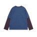 Pattern letter printed round neck long sleeved T-shirt Pattern letter printed round neck long sleeved T-shirt