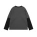 Pattern letter printed round neck long sleeved T-shirt Pattern letter printed round neck long sleeved T-shirt