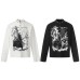 Skeleton Mystery Man Printed Long Sleeve