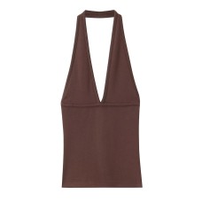 Women's Simple Three-Color Strapless Neckline Camisole Top Women's Simple Three-Color Strapless Neckline Camisole Top