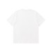 Retro style short sleeved letter printed round neck top