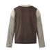 Splicing letter pattern printed fake two long sleeves