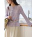 Tencel Wool Knit Top for Women Lightweight Knitwear Tencel Wool Knit Top for Women Lightweight Knitwear