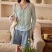 Tencel Wool Knit Top for Women Lightweight Knitwear Tencel Wool Knit Top for Women Lightweight Knitwear