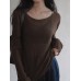 White Relaxed Loose Fit Versatile Wide One-Shoulder Top for Women