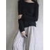 White Relaxed Loose Fit Versatile Wide One-Shoulder Top for Women