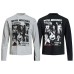 Jigsaw print round neck long sleeved T-shirt Jigsaw print round neck long sleeved T-shirt