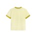 Wave dot printed whale print sports top